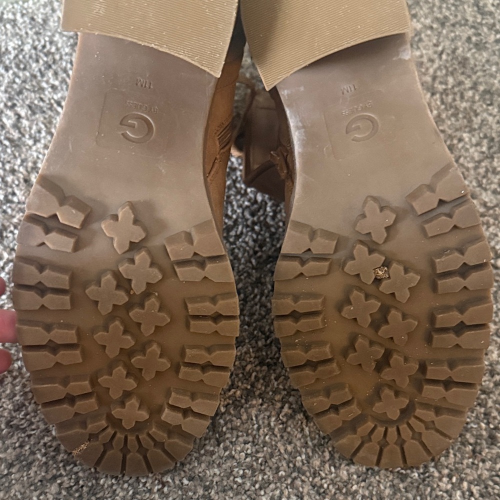 G by Guess Tan Lace-Up Ankle Boots - Picture 5 of 9